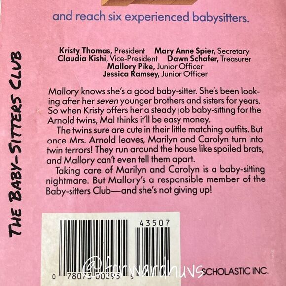 Bundle 3 for $15 | Baby-Sitters Club | Ann M. Martin | Book #21 | Vintage 1989 - Picture 4 of 9